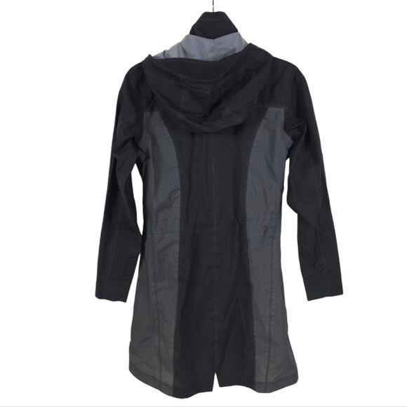 Kuhl Womens Raincoat Jetstream Trench in Raven - Picture 7 of 14